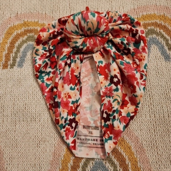 Floral Bunny Knots Xs Hat - Picture 1 of 3